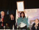 La Presidenta honró a combatientes y reafirmó la soberanía de las Islas Malvinas