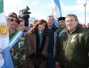 La Presidenta honró a combatientes y reafirmó la soberanía de las Islas Malvinas