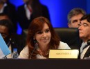 La Presidenta expone en la Cumbre de las Américas del Panamá.