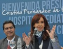 Cristina Fernández y Jorge Capitanich en Resistencia, Chaco.