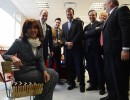 Cristina Fernández recorre la sede Alto Valle de la UNRN