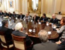 Cristina Fernández recibe a gremialistas y empresarios