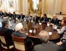Cristina Fernández recibe a gremialistas y empresarios