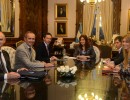 Cristina Fernández recibió a directivos de Ford Motor