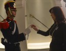 La Presidenta encabezó la ceremonia de arribo del sable corvo de San Martín al Museo Histórico Nacional 