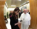 La Presidenta Cristina Fernández y el Papa Francisco.