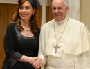 La Presidenta de la Nación, Cristina Fernández y el Papa Francisco.