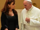 La Presidenta de la Nación, Cristina Fernández y el Papa Francisco.