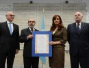 La FAO distinguió a la República Argentina 