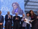 Cristina Fernández encabeza un acto en Santa Rosa, La Pampa