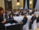 Cristina Fernández en Cena de Camaradería de las Fuerzas Armadas