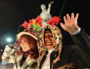 Cristina Fernández y Evo Morales inauguran el monumento a Juana Azurduy