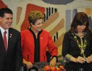 Cristina Fernández, Dilma Rousseff y Horacio Cartes