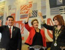 Cristina Fernández, Dilma Rousseff y Horacio Cartes