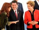 Cristina Fernández, Horacio Cartes y Dilma Rousseff