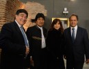 Cristina Fernández, Evo Morales, Daniel Scioli y Carlos Zannini en el Museo del Bicentenario