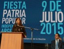 La Presidenta encabezó en Tucumán el acto en por el 199° Aniv de la Declaración de la Independencia