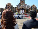 La Presidenta Cristina Fernández en la misa que ofreció Papa Francisco en Asunción, Paraguay