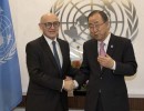 Héctor Timerman y Ban Ki-moon