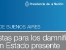 Respuestas para los damnificados por inundaciones en la provincia de Buenos Aires