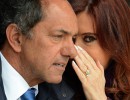 Cristina Fernández y Daniel Scioli en José C. Paz