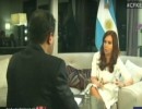 Cristina Fernández entrevistada por Gustavo Sylvestre