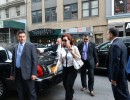 Cristina arribó a Nueva York, donde el lunes hablará ante la Asamblea General de la ONU