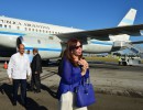 La Presidenta arriba a Cuba.