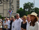La Presidenta presencia la misa que ofreció el Papa Francisco en La Habana