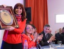 Cristina Fernández inaugura obras en Río Gallegos