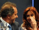 Cristina Fernández y Daniel Scioli en Tecnópolis