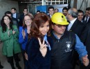 Cristina Fernández en el Centro de Medicina Nuclear de Río Gallegos