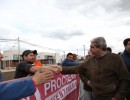 Aníbal Fernández recorre obras de PROCREAR en Tandil