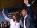 Cristina Fernández y Daniel Scioli en el Polo Científico Tecnológico