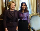 La Presidenta recibió a la presidenta del Consejo de la Federación de Rusia, Valentina Matvienko