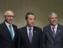 Timerman y De Vido se reunieron con el canciller chino Wang Yi en el marco de la Cumbre del G20 en T