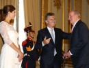 Mauricio Macri, Juliana Awada y Juan Carlos de España