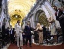 Mauricio Macri y Juliana Awada en la Catedral Metropolitana