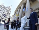 Mauricio Macri y Juliana Awada se retiran de la Catedral Metropolitana