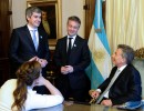 Mauricio Macri, Gabriela Michetti, Marcos Peña y Fernando de Andreis