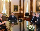 Mauricio Macri, Margarita Stolbizer, Marcos Peña y Emilio Monzó