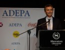 Mauricio Macri en la cena de fin de año de ADEPA