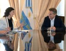 Mauricio Macri y Carolina Stanley en Casa de Gobierno