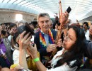 El presidente Mauricio Macri  se reunió con representantes de pueblos originarios en el Museo del Bicentenario de la Casa Rosada.