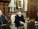 El Presidente se reunió con autoridades de la Conferencia Episcopal Argentina, en Casa Rosada 