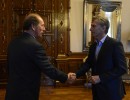 El presidente Mauricio Macri recibió  al CEO de Nestlé, Paul Bulcke.