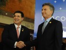 El Presidente saludó a su par de paraguay, Horacio Cartés, en la 49° Cumbre del Mercosur.