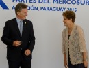 Mauricio Macri y Dilma Rousseff