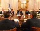 El Presidente encabezó la primera reunión de Gabinete, en Casa Rosada.