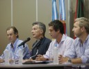 El Presidente Mauricio Macri ofreció una conferencia de prensa, en Entre Ríos.